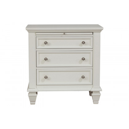Coaster Sandy Beach Eastern King Storage Sleigh Bed - White