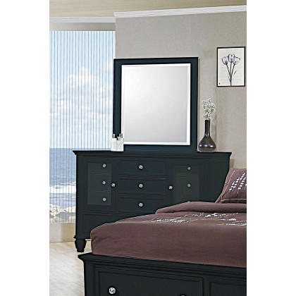 Coaster Sandy Beach 11-Drawer Dresser - Black