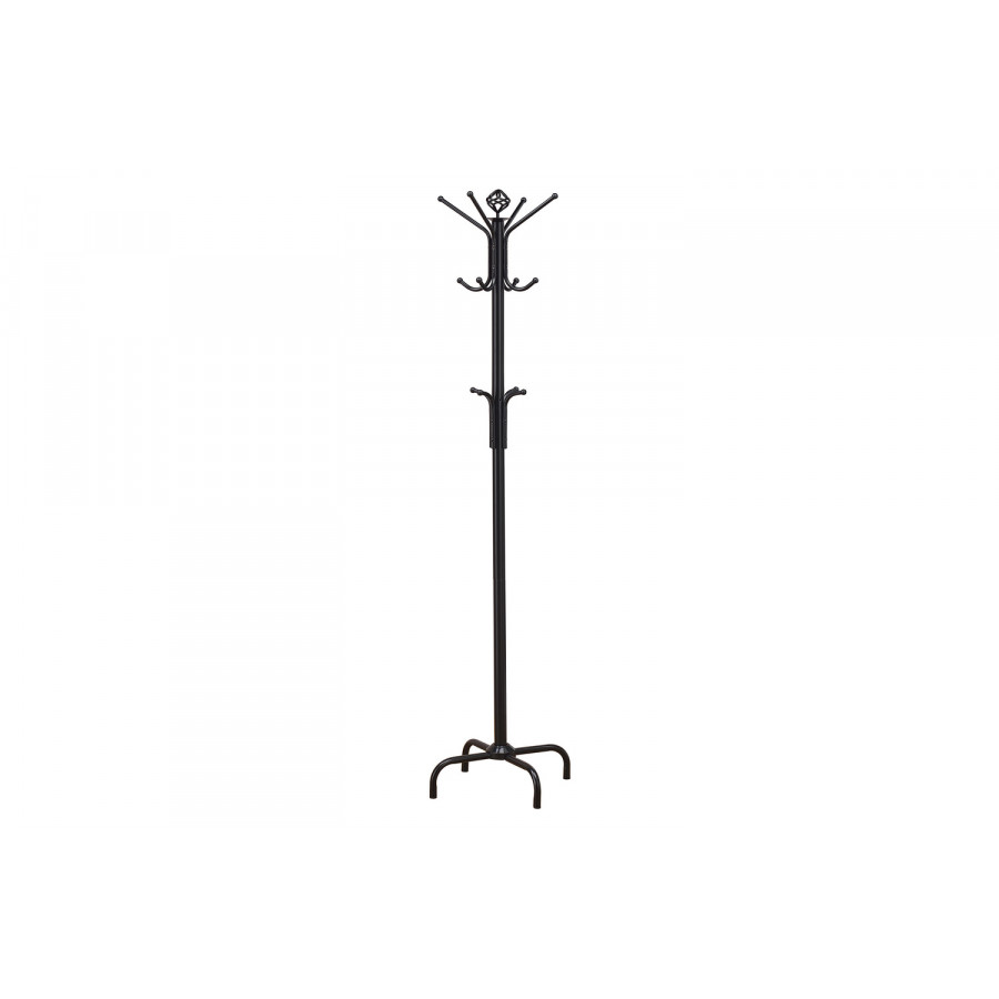 Coaster 12-Hook Coat Rack - Black