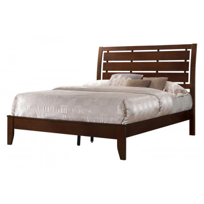 Coaster Serenity Eastern King Panel Bed - Rich Merlot