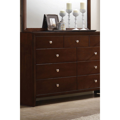 Coaster - Serenity Rectangular 9-Drawer Dresser in Rich Merlot