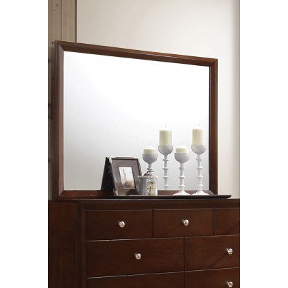 Coaster - Serenity Rectangle Dresser Mirror in Rich Merlot