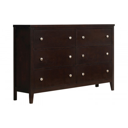 Coaster Carlton Queen Upholstered Bed - Cappuccino/Black