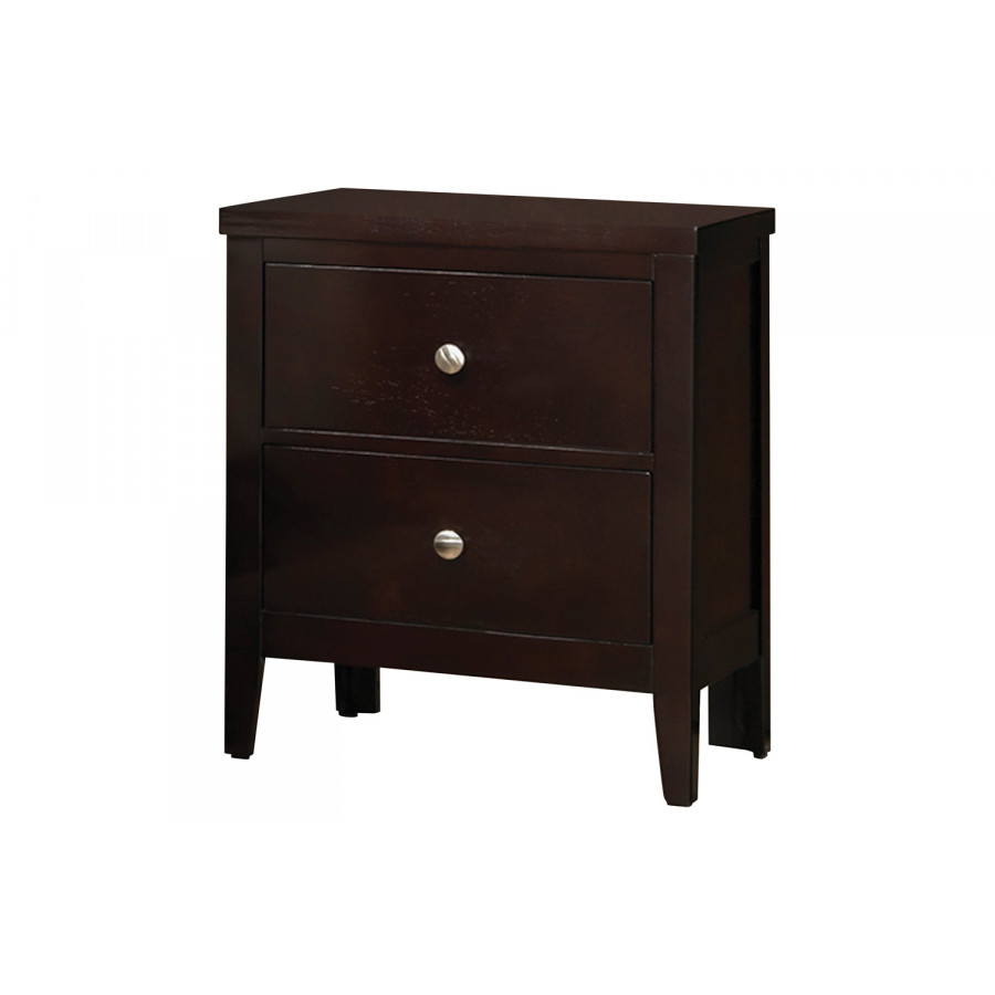 Coaster - Carlton 2-Drawer Rectangular Nightstand in Cappuccino