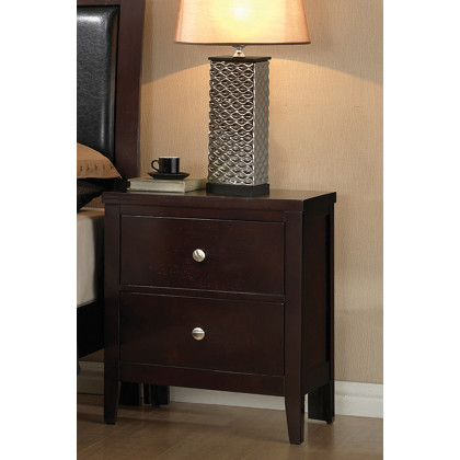 Coaster - Carlton 2-Drawer Rectangular Nightstand in Cappuccino