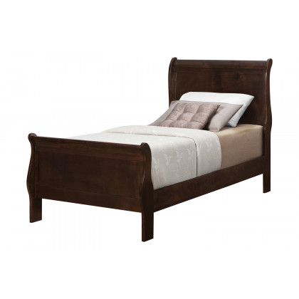 Coaster Louis Philippe Twin Panel Sleigh Bed - Cappuccino