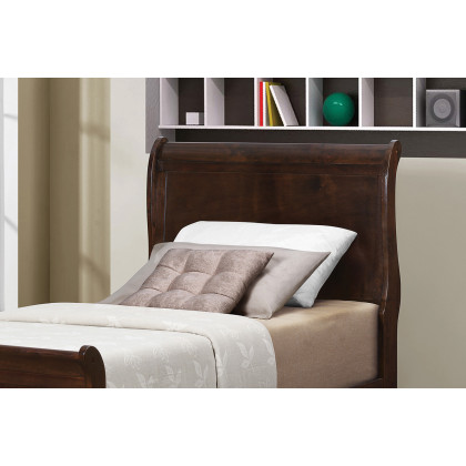 Coaster Louis Philippe Twin Panel Sleigh Bed - Cappuccino