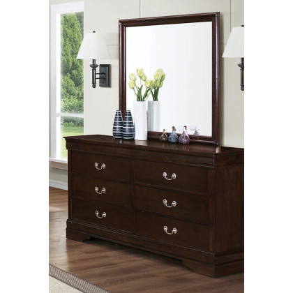 Coaster Louis Philippe 6-Drawer Dresser - Cappuccino