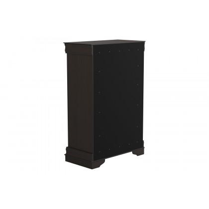 Coaster Louis Philippe 5-Drawer Chest with Silver Bails - Cappuccino