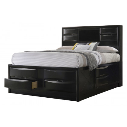 Coaster Briana Queen Platform Storage Bed - Black