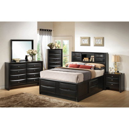 Coaster Briana Queen Platform Storage Bed - Black