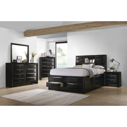 Coaster Briana Queen Platform Storage Bed - Black