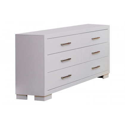 Coaster Jessica California King Platform Bed with Rail Seating - White