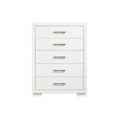 Coaster Jessica 5-Drawer Chest - White
