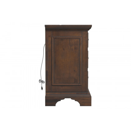 Coaster - Elk Grove 3-Drawer Nightstand in Vintage Bourbon