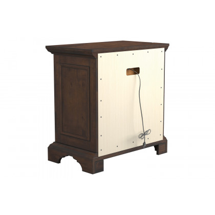Coaster - Elk Grove 3-Drawer Nightstand in Vintage Bourbon