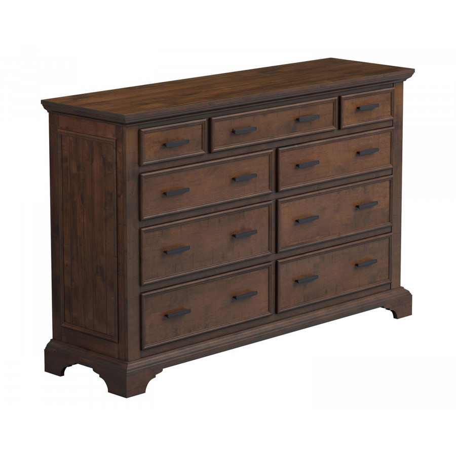 Coaster - Elk Grove 9-Drawer Dresser With Jewelry Tray in Vintage Bourbon