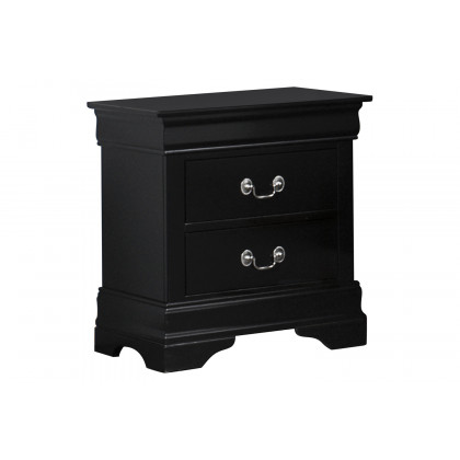 Coaster Santee Louis Philippe Queen Sleigh Panel Bed - Black
