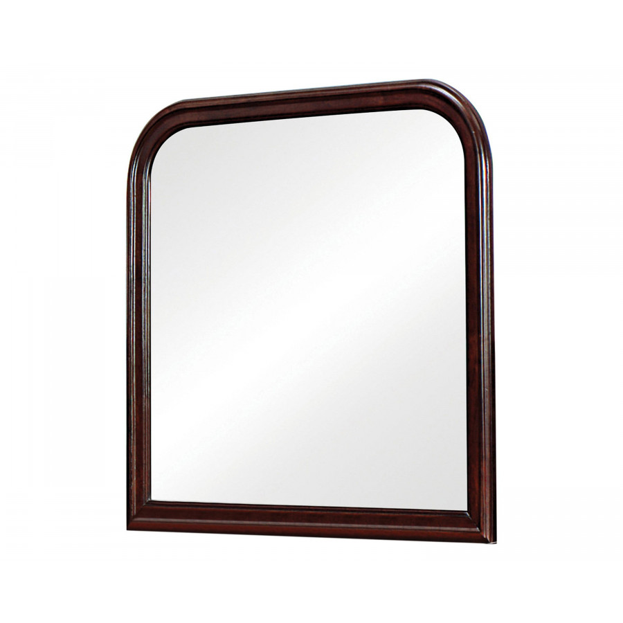 Coaster - Santee Louis Philippe Rectangle Dresser Mirror in Red Brown