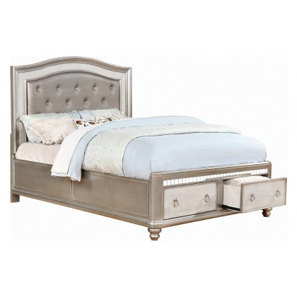 Coaster - Bling Game Upholstered Storage Eastern King Bed