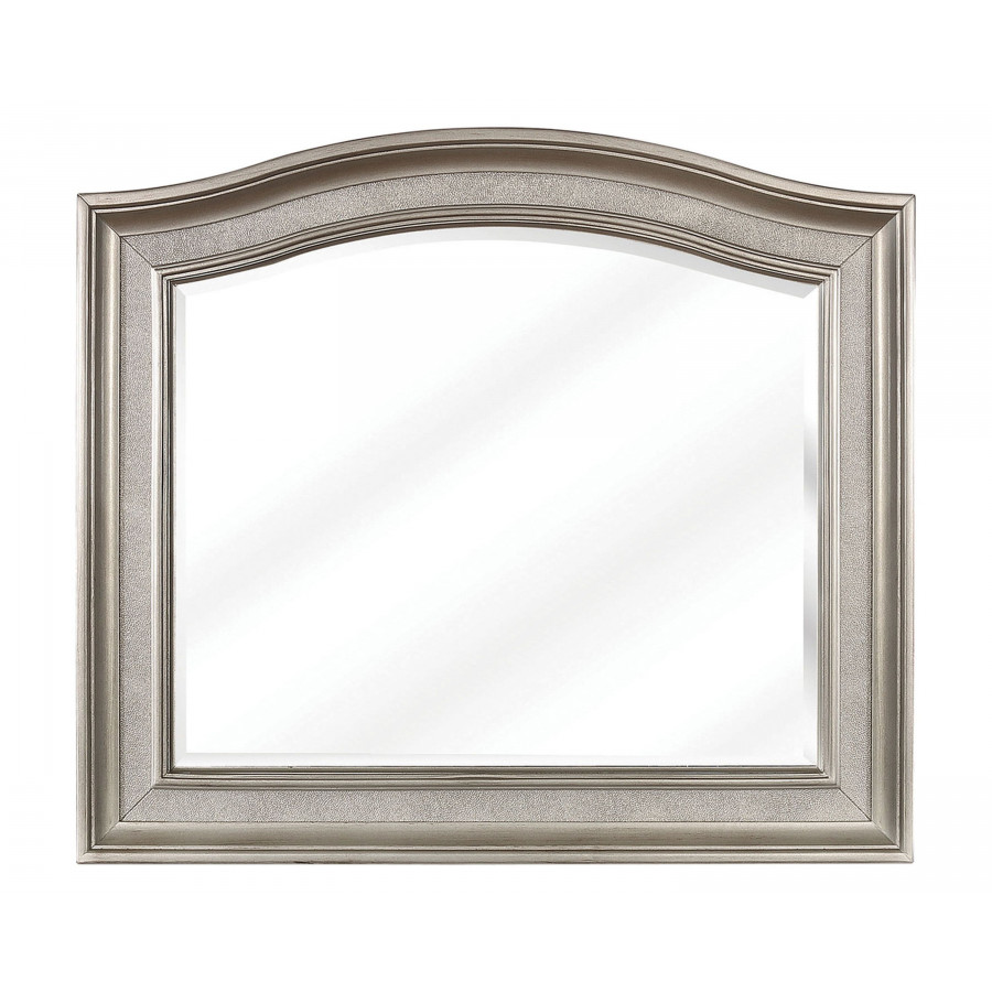 Coaster - Bling Game Arched Mirror in Metallic Platinum