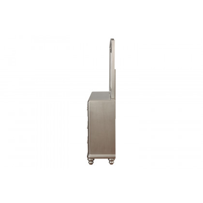 Coaster - Bling Game Arched Mirror in Metallic Platinum