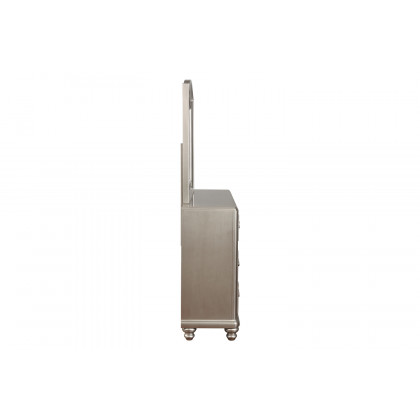 Coaster - Bling Game Arched Mirror in Metallic Platinum