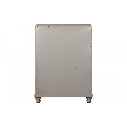 Coaster - Bling Game 6-Drawer Chest in Metallic Platinum