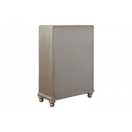 Coaster - Bling Game 6-Drawer Chest in Metallic Platinum