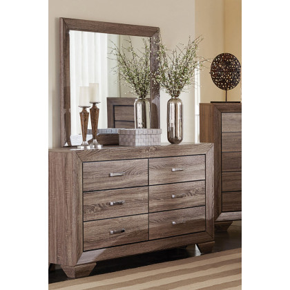 Coaster Kauffman Rectangular Mirror - Washed Taupe