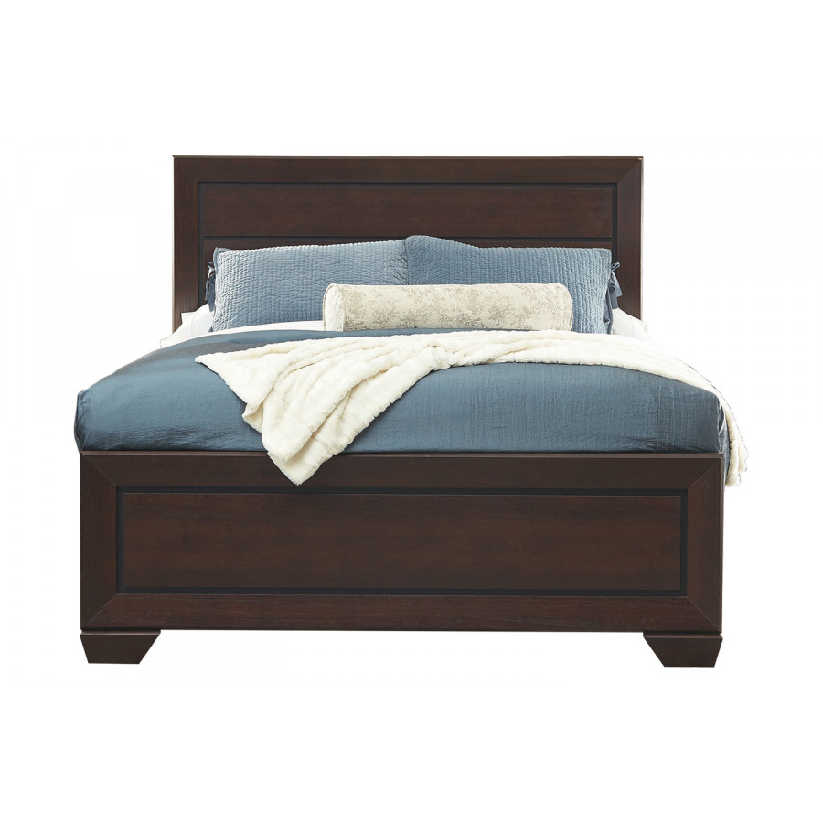 Coaster Kauffman California King Panel Bed - Dark Cocoa