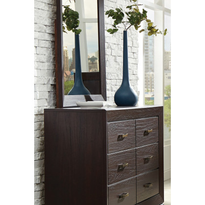 Coaster Kauffman 6-Drawer Dresser - Dark Cocoa