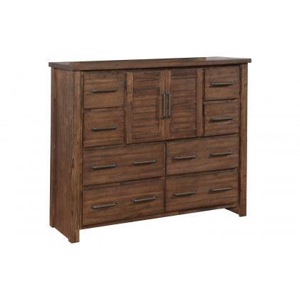 Coaster Sutter Creek Eastern King Bed with Block Posts - Vintage Bourbon