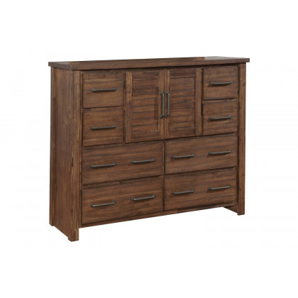 Coaster Sutter Creek Eastern King Bed with Block Posts - Vintage Bourbon