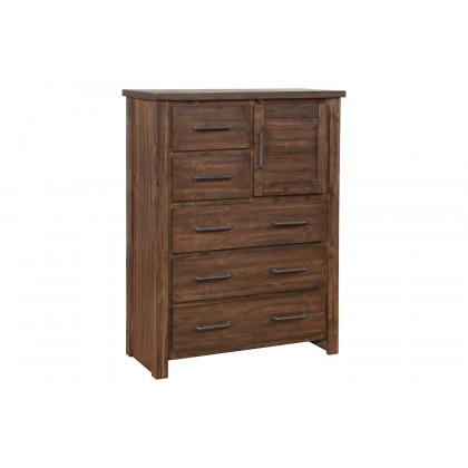Coaster Sutter Creek Eastern King Bed with Block Posts - Vintage Bourbon