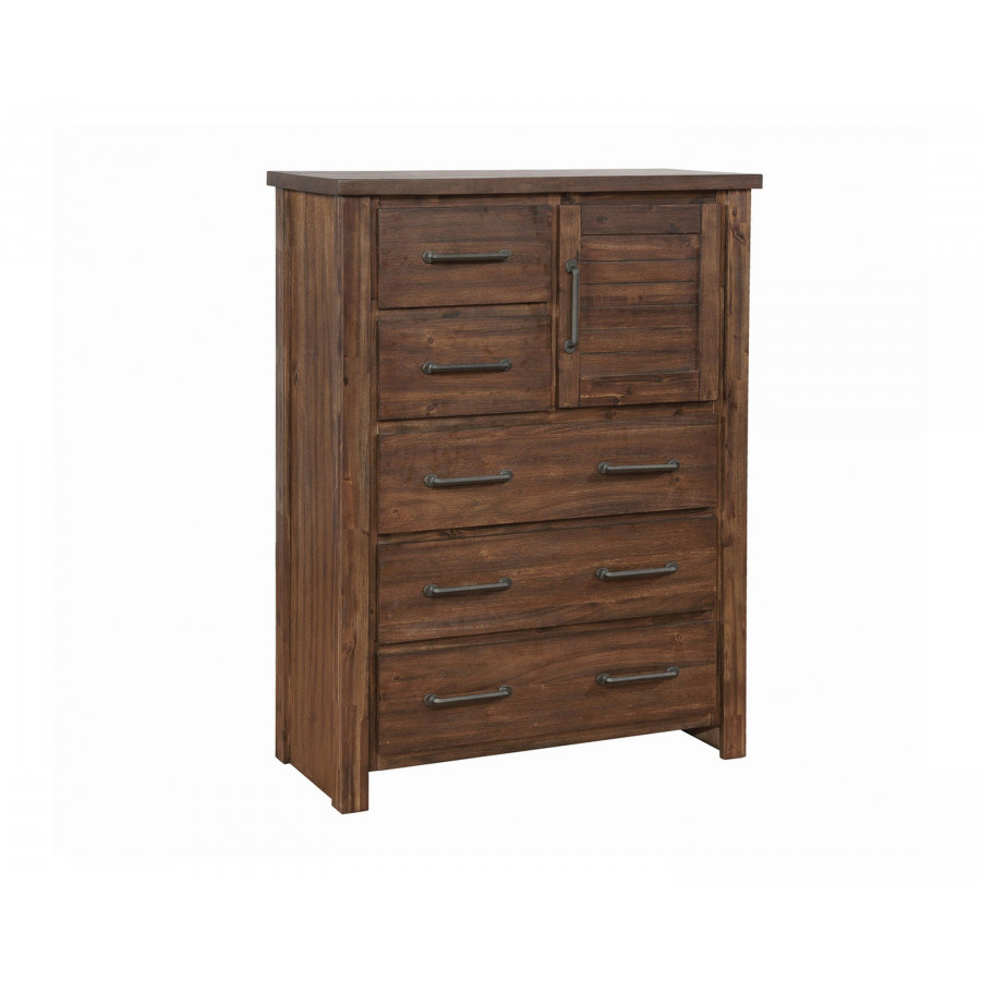 Coaster - Sutter Creek 5-Drawer Chest in Vintage Bourbon