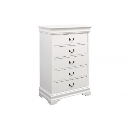 Coaster Louis Philippe Full Sleigh Panel Bed - White