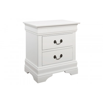 Coaster Louis Philippe Twin Sleigh Panel Bed - White