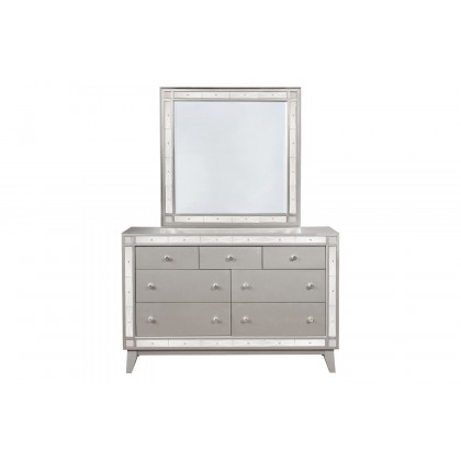 Coaster - Leighton Beveled Mirror in Metallic Mercury