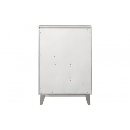 Coaster - Leighton 5-Drawer Chest in Metallic Mercury