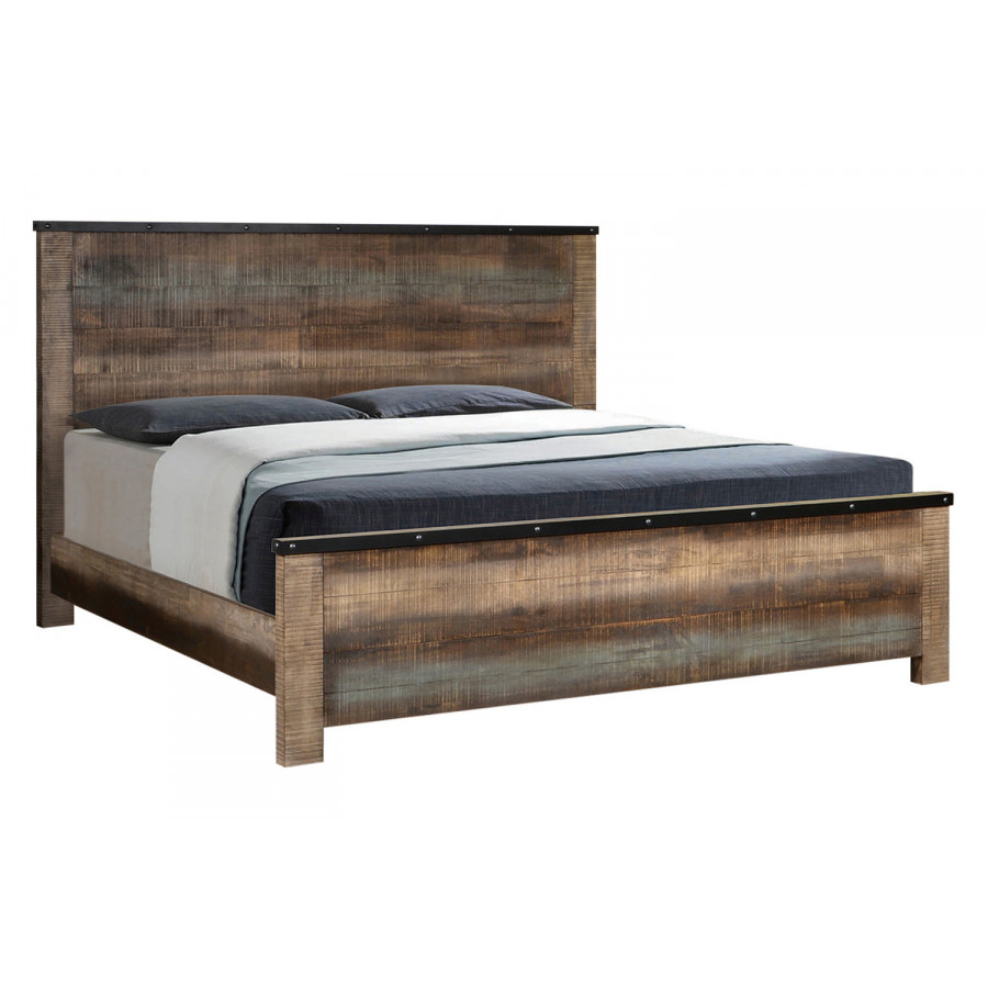 Coaster Sembene Queen Panel Bed - Antique Multi-Color