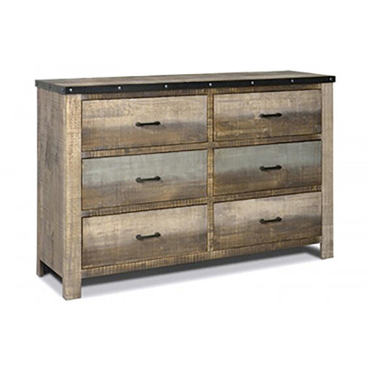 Coaster Sembene Queen Panel Bed - Antique Multi-Color