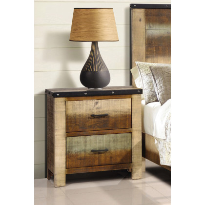 Coaster - Sembene 2-Drawer Nightstand in Antique Multi-Color