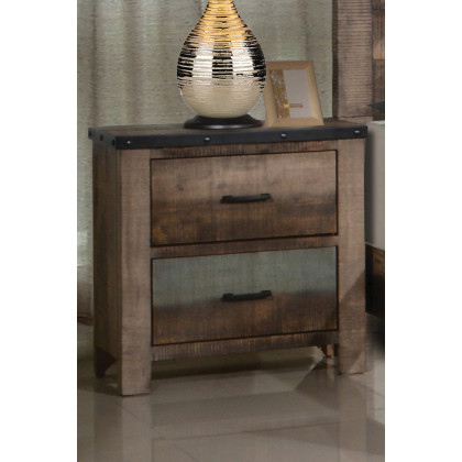 Coaster - Sembene 2-Drawer Nightstand in Antique Multi-Color