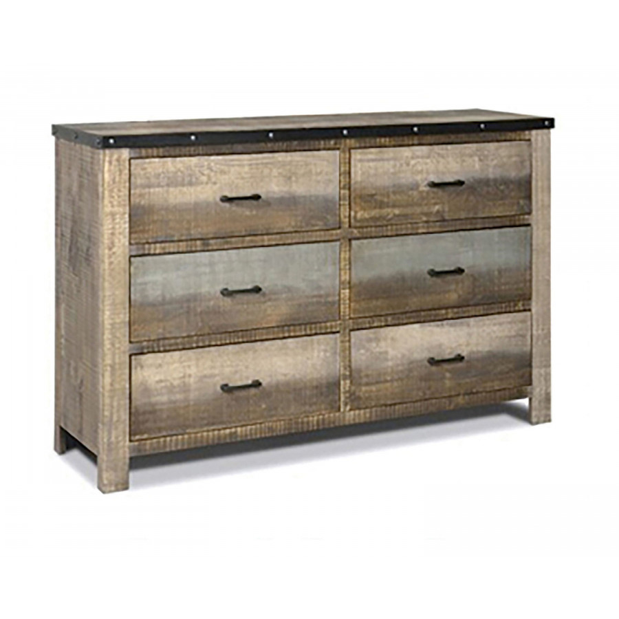 Coaster - Sembene 6-Drawer Dresser in Antique Multi-Color