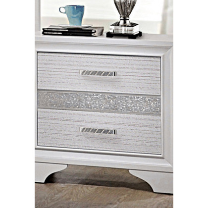 Coaster Miranda 2-Drawer Nightstand Tray - White