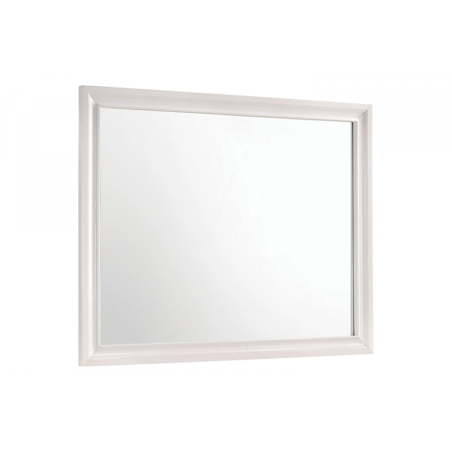 Coaster Miranda Rectangular Mirror - White