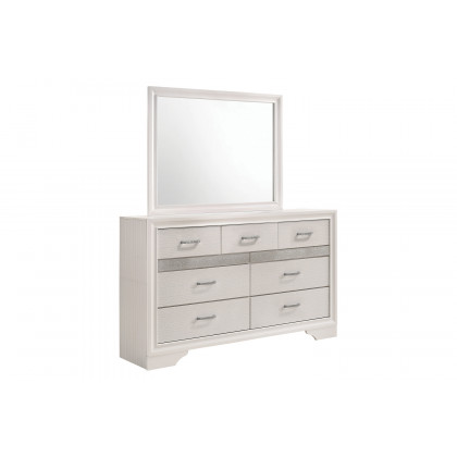 Coaster Miranda Rectangular Mirror - White