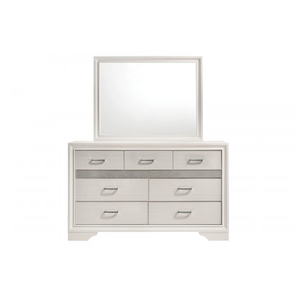 Coaster Miranda Rectangular Mirror - White