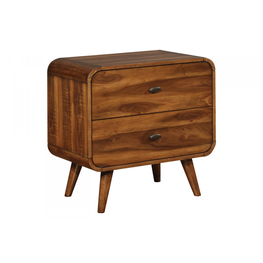 Coaster - Robyn 2-Drawer Nightstand in Dark Walnut